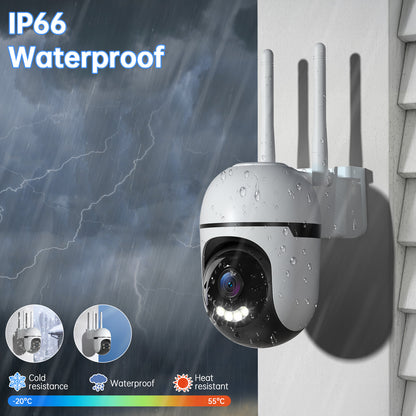 3MP PTZ Wireless Indoor Outdoor Mini Camera CCTV Network Security System Wifi Camera