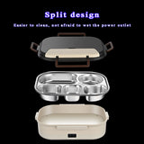 Plug-In Electric Lunch Box with Stainless Steel Compartment