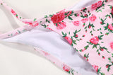 Women's Printed Strap Bikini Set