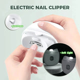 Rechargeable Electric Nail Trimmer with Light