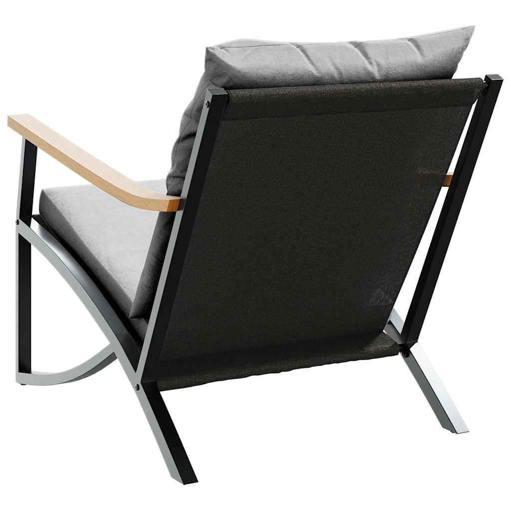 4-piece balcony furniture set with cushions,   garden bench