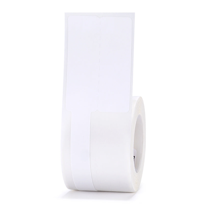 a roll of white paper