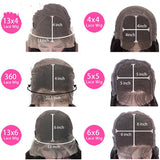 Red Deep-Wave Human Hair Wig