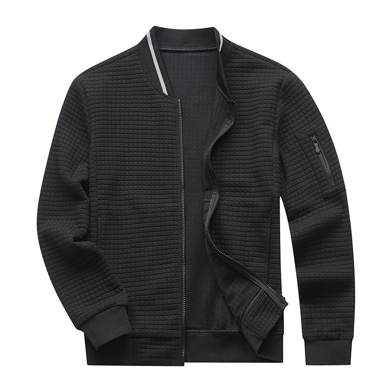 a black jacket with zipper