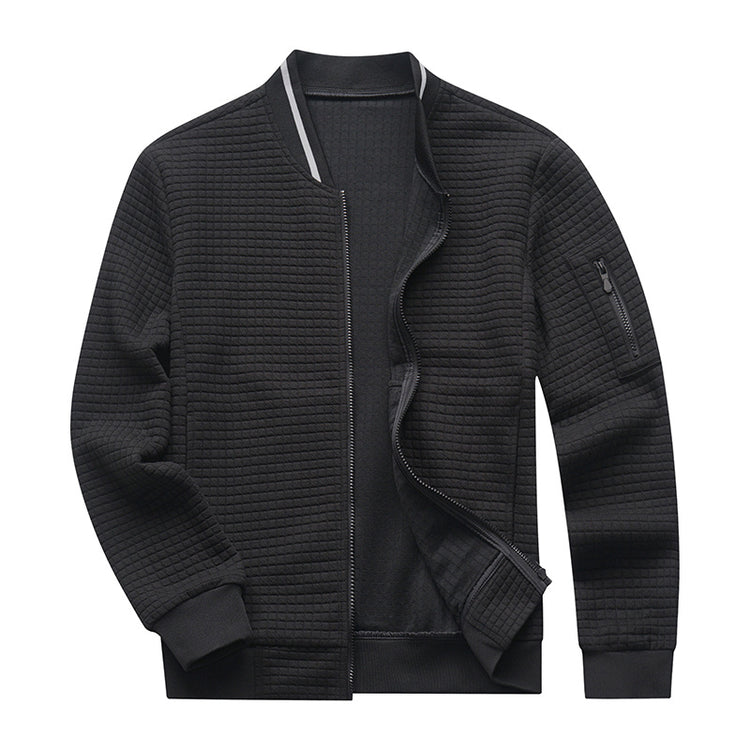 a black jacket with zipper