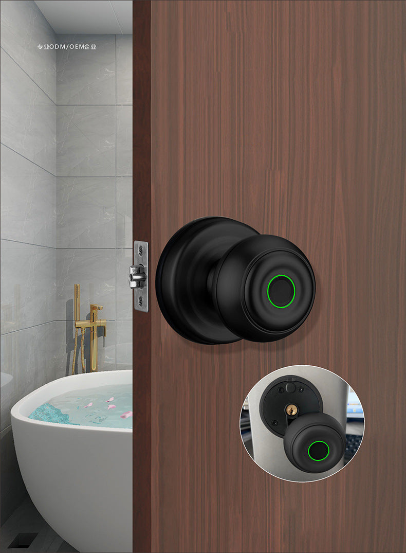 a door knob and a bathtub