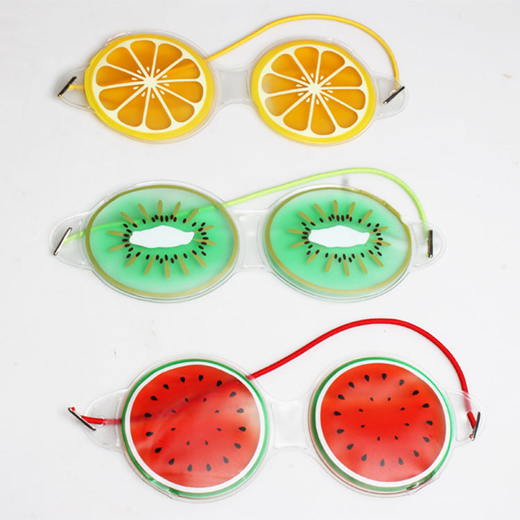 a group of glasses with fruit slices on them