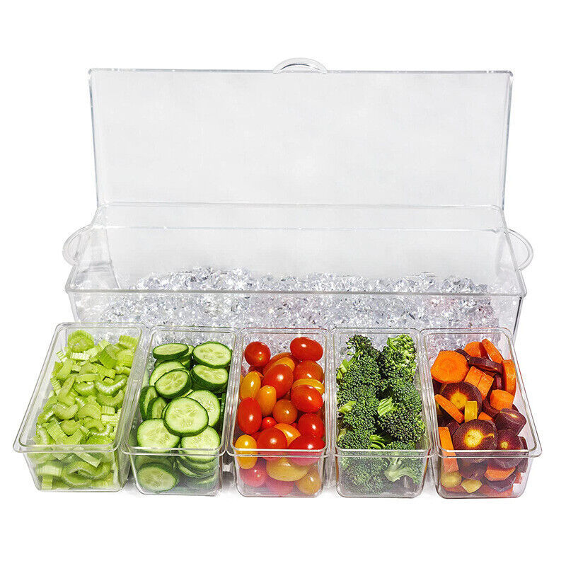 a container with different vegetables in it