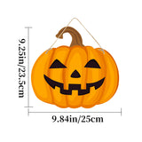 Haunted House Faux-Wood Halloween Door Sign