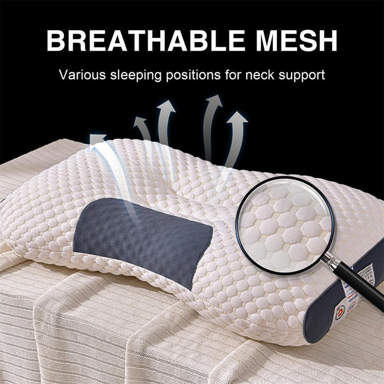 a pillow with a magnifying glass
