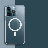 Fully Transparent Magnetic Phone Case for Compatible iPhone Models