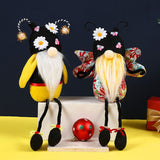 Flower and Butterfly Faceless Decorative Doll