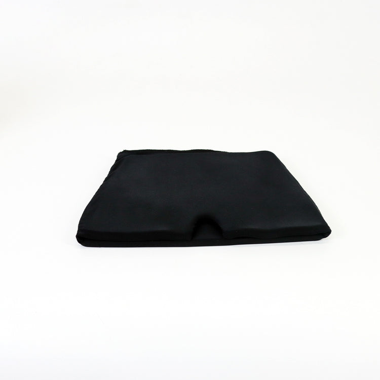 a black square object on a white background