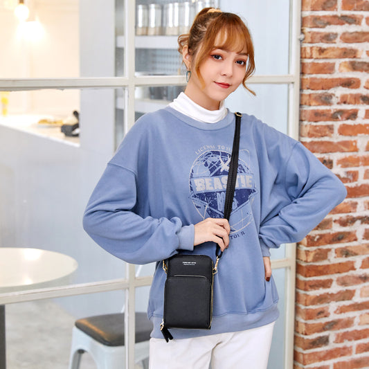Touchable Screen Crossbody Mini Cell Phone Bag