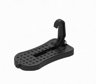 a black plastic foot rest