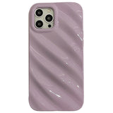 Pleated Silicone Protective Phone Case for Compatible iPhone Models