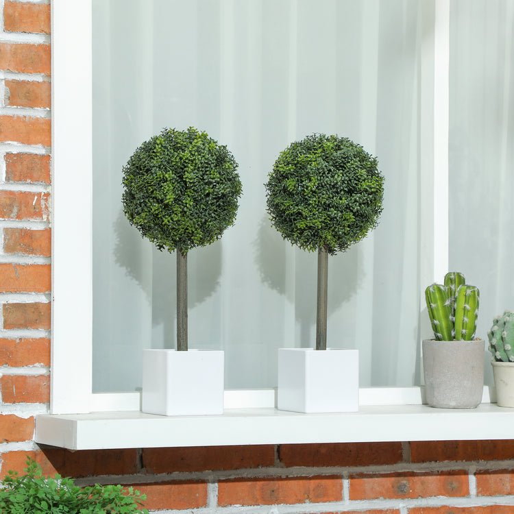 a group of plants in pots on a window sill