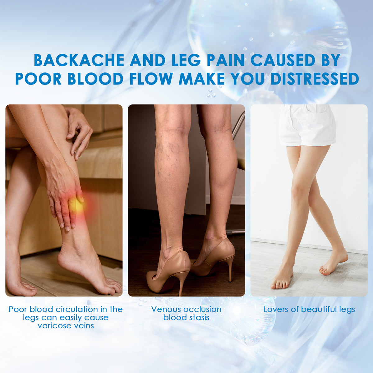 a collage of different images of legs and feet