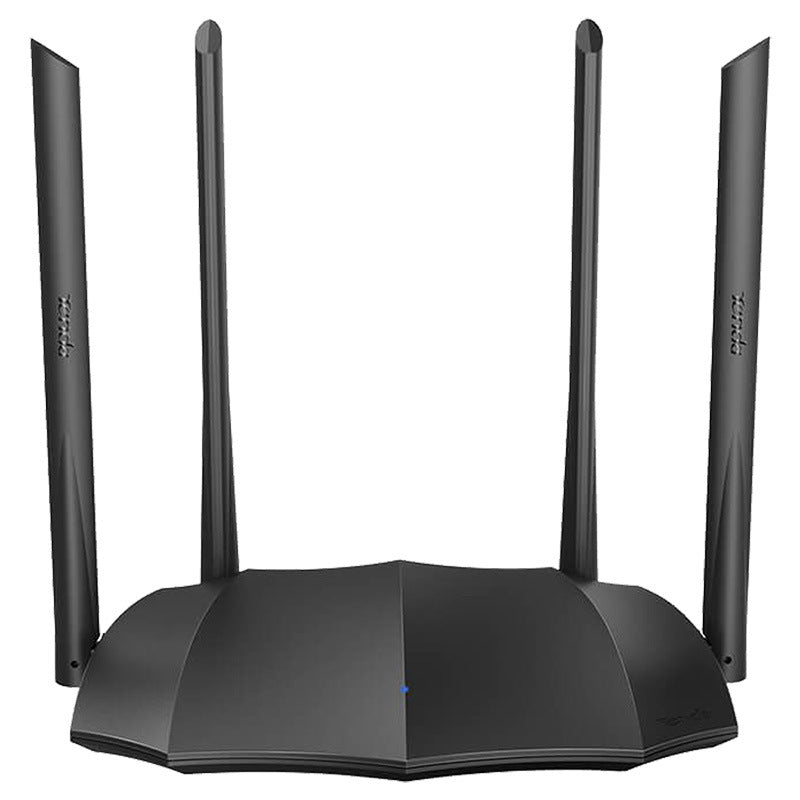 a black router with multiple antennas