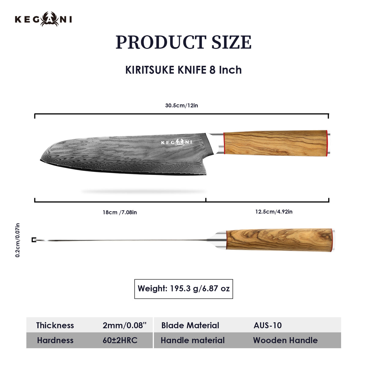a knife with a wooden handle