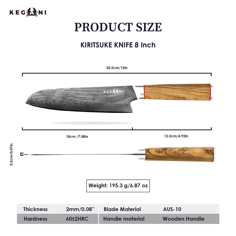 a knife with a wooden handle