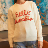 Women's Embroidered Halloween Pullover Sweater