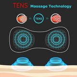 Portable Mini Electric Neck & Back Massage Patch, USB Rechargeable