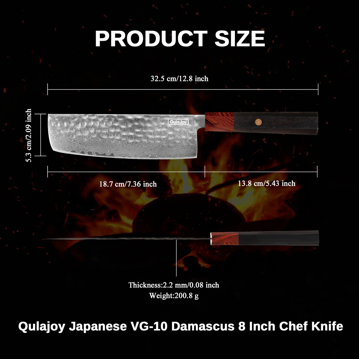 a diagram of a knife
