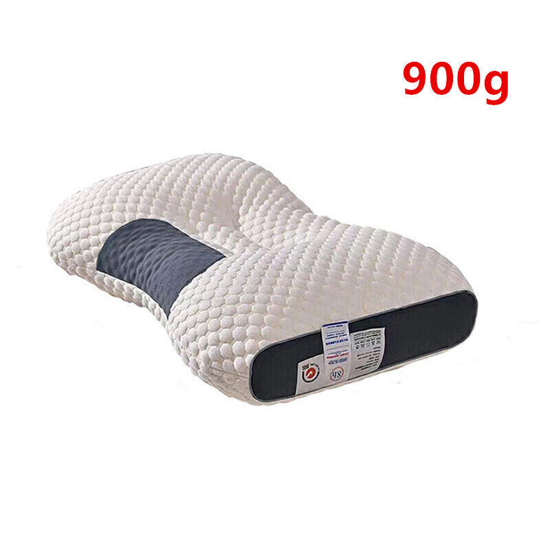 a white and black pillow