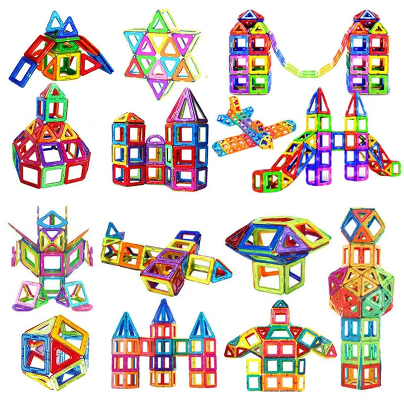 a collection of colorful plastic blocks