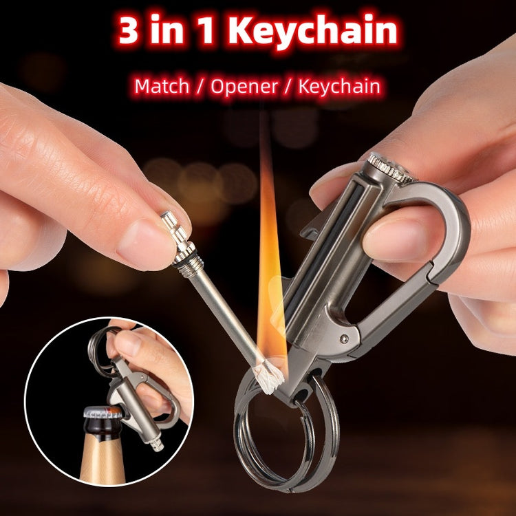 a person holding a keychain