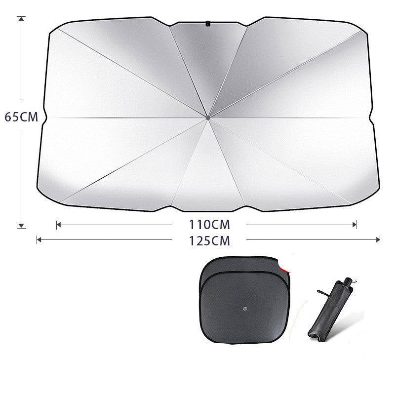 a diagram of a car sun shade