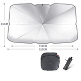 Foldable Umbrella-Style Car Windshield Sun Shade