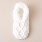 Unisex Plush Non-Slip Thermal Slipper Socks