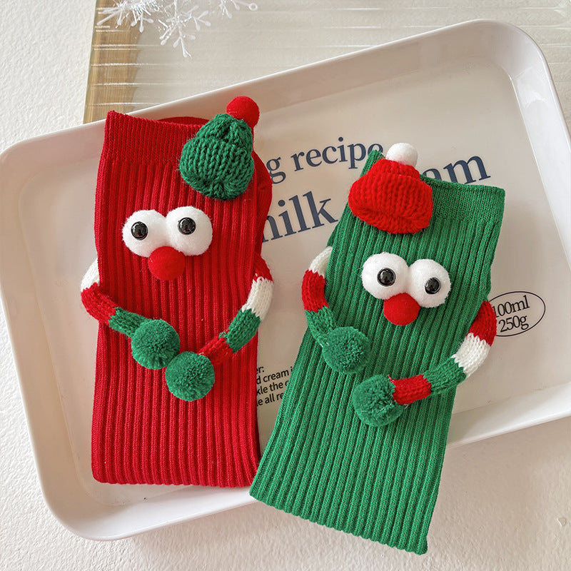 a pair of socks on a plate