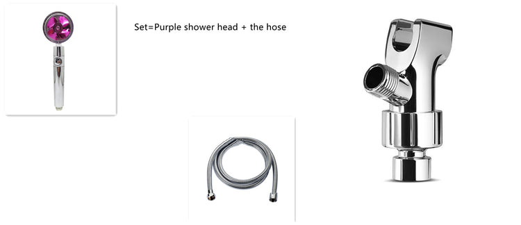 a shower head and hose