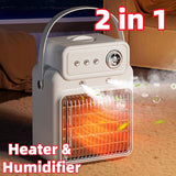1200W 2-in-1 Room Heater with Humidifier
