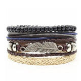 Men's Vintage Braided Leather Bracelet