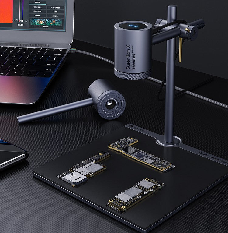a computer equipment on a table