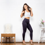 Shascullfites Lulu Leggings Black High Waist Booty Shaping Hip Lift Leggings Workout