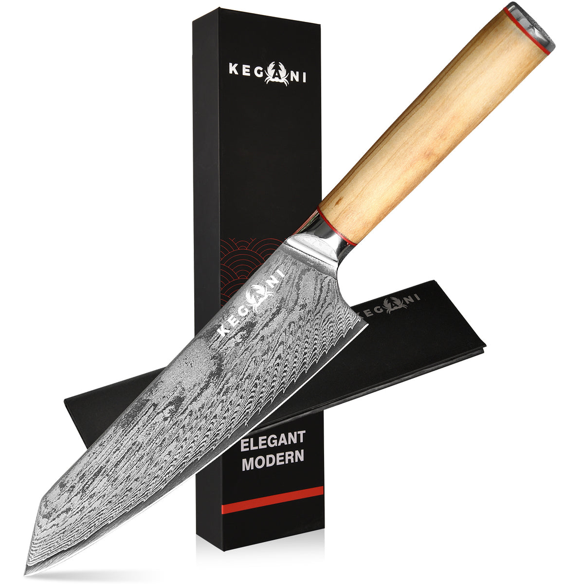a knife with a wooden handle