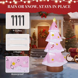 7.2-Foot Lighted Inflatable Christmas Tree Yard Decoration