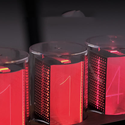 Colorful Night Light Retro Mechanical Wind Electronic Clock