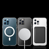 Fully Transparent Magnetic Phone Case for Compatible iPhone Models