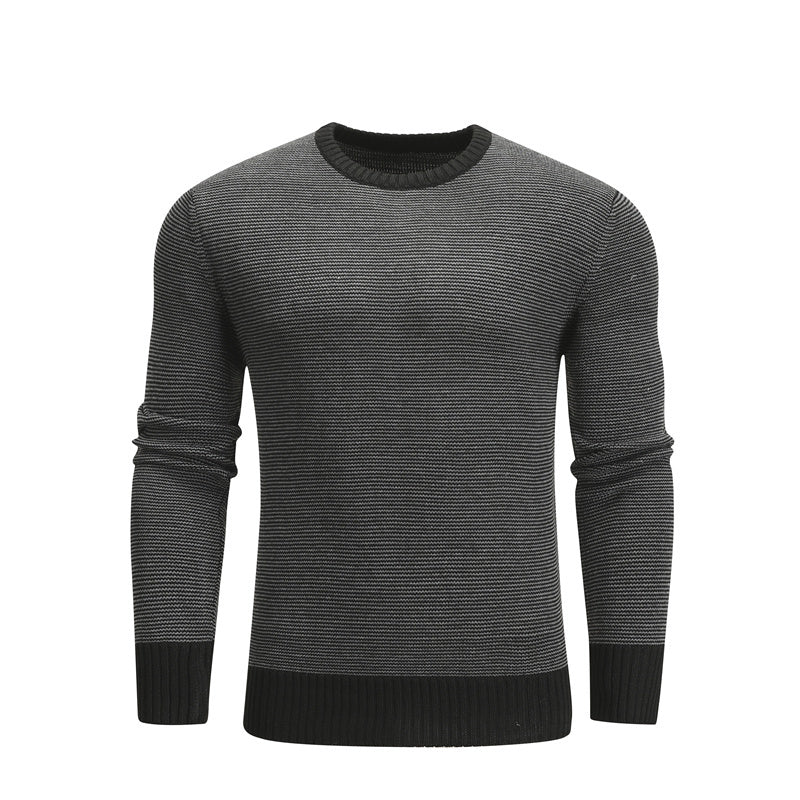 a black and white sweater