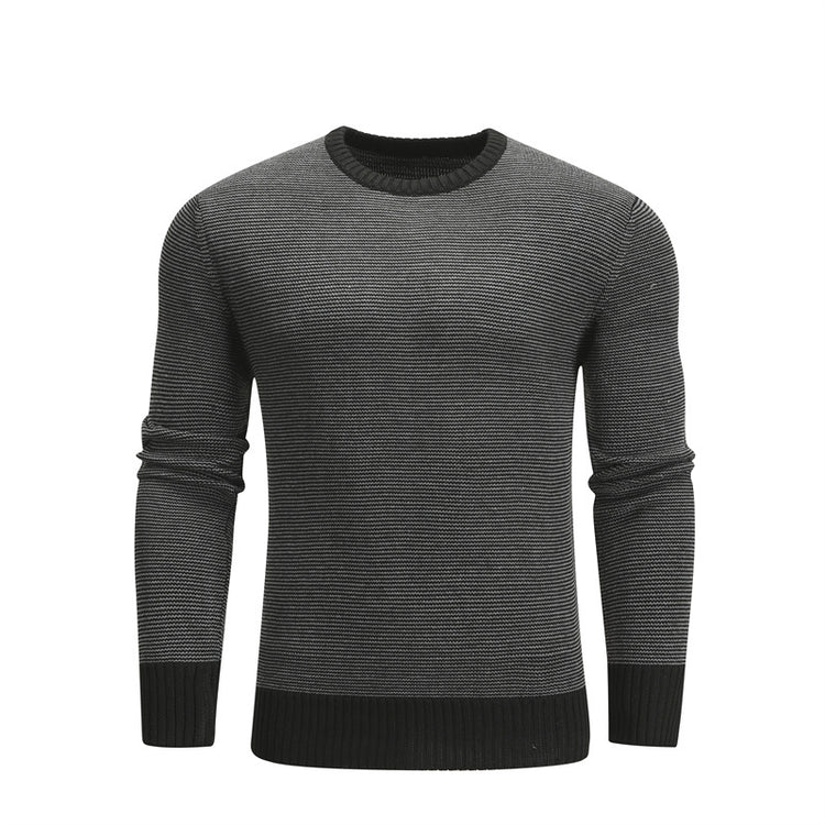 a black and white sweater