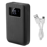 Portable Power Bank with LCD Display and Built-In Flashlight