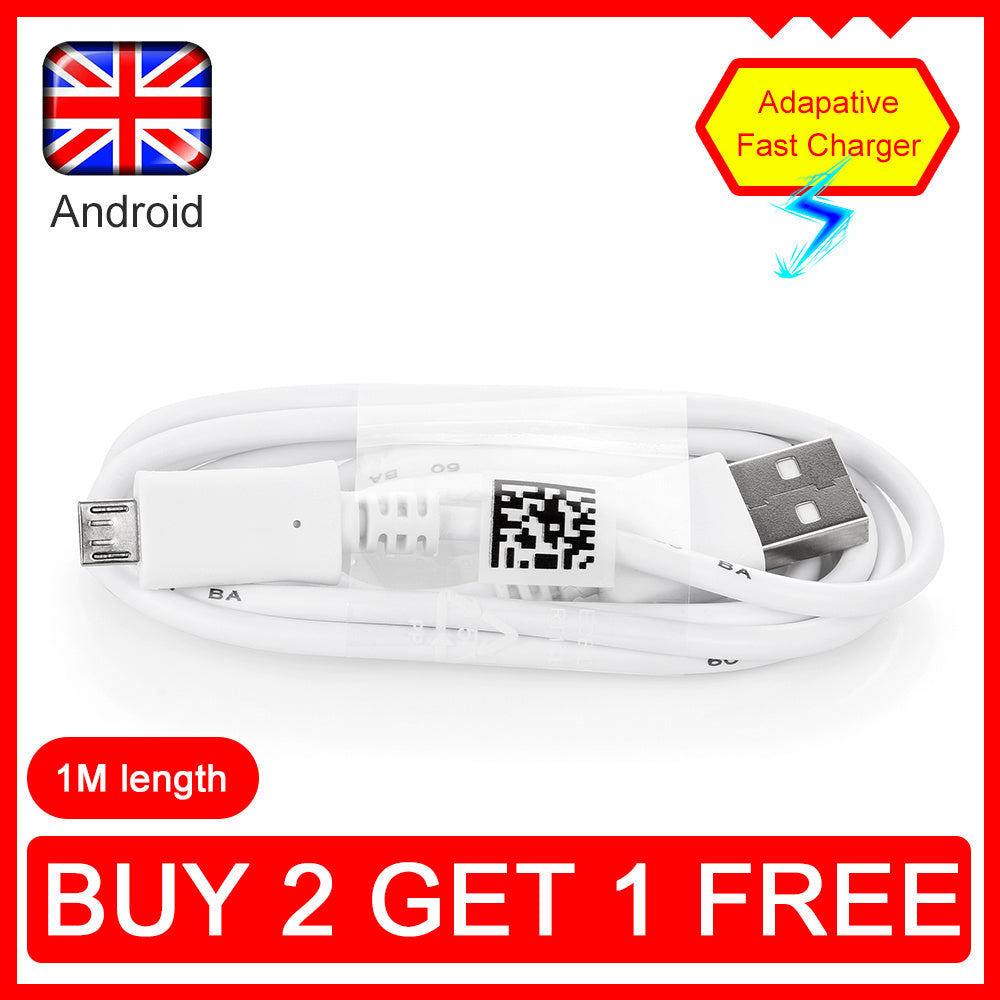 a white cable with a qr code