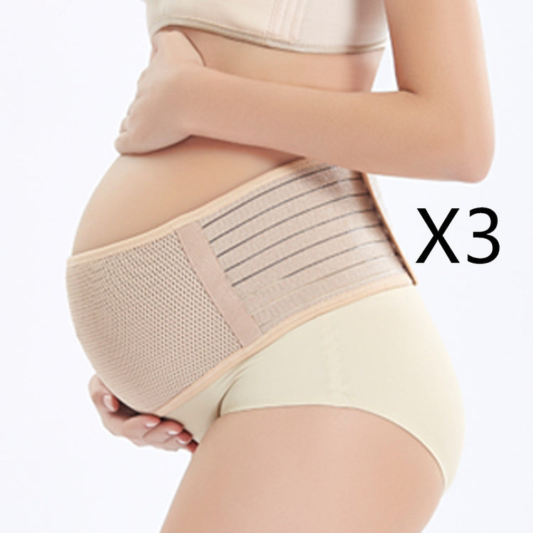 a pregnant woman wearing a maternity belt