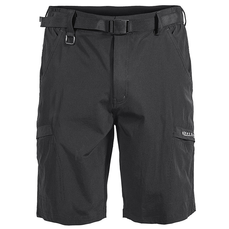a black shorts with a belt